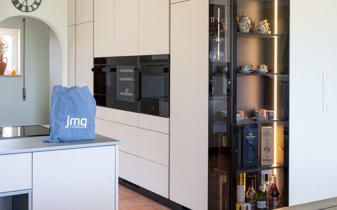 Kitchen with Display Cabinet